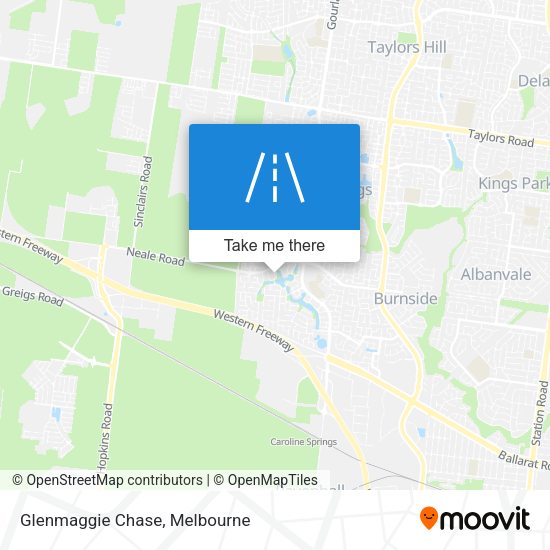 Glenmaggie Chase map