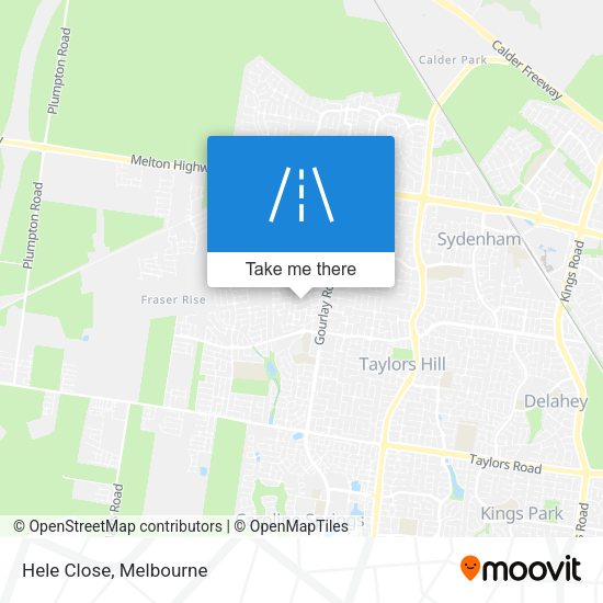 Hele Close map