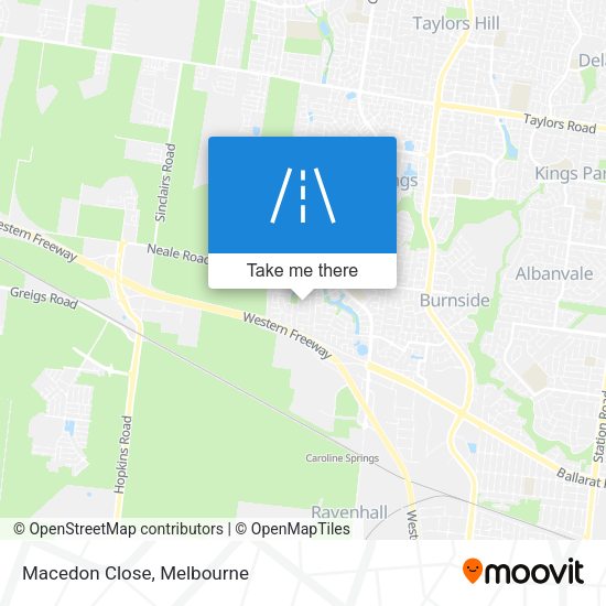 Macedon Close map