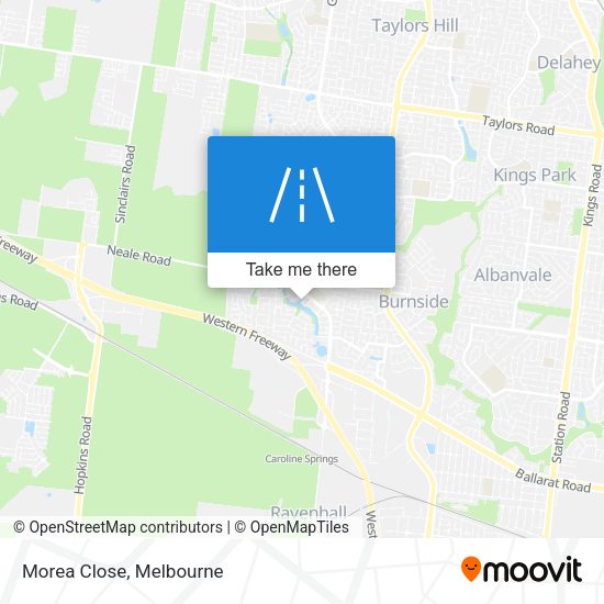 Morea Close map