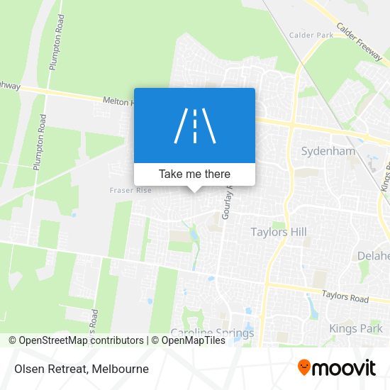 Olsen Retreat map