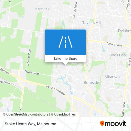 Stoke Heath Way map
