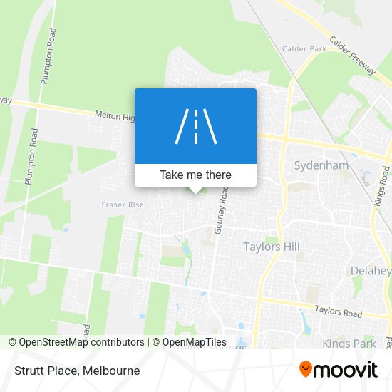 Strutt Place map