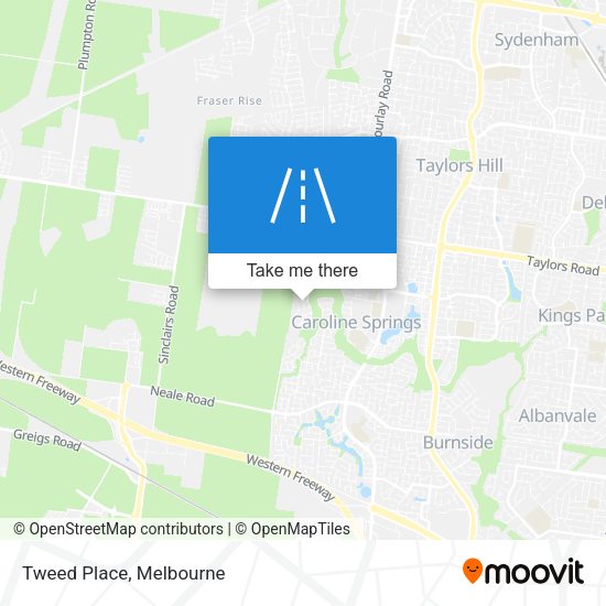 Tweed Place map