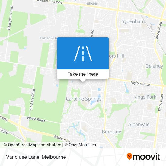 Vancluse Lane map