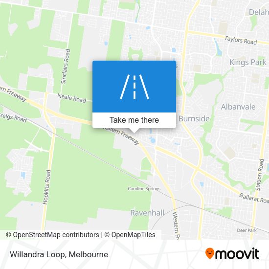 Willandra Loop map