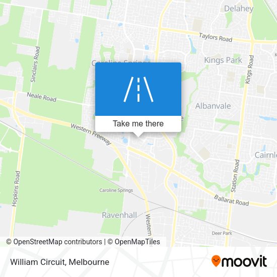 William Circuit map
