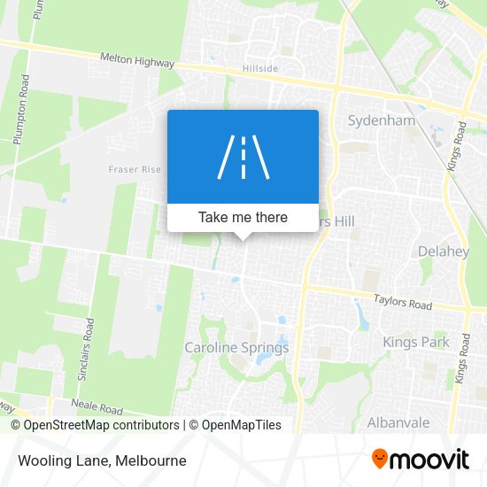 Wooling Lane map