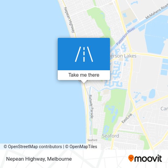 Nepean Highway map