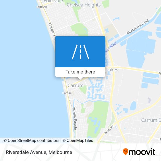 Riversdale Avenue map