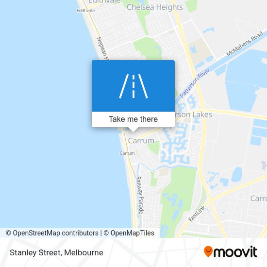Stanley Street map