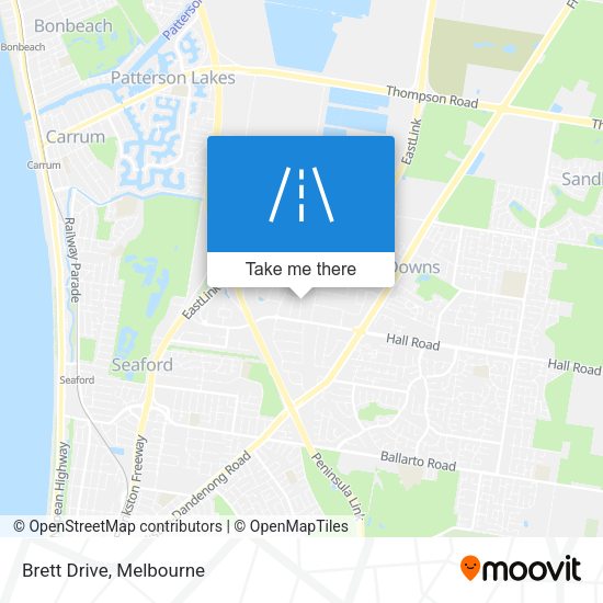 Brett Drive map