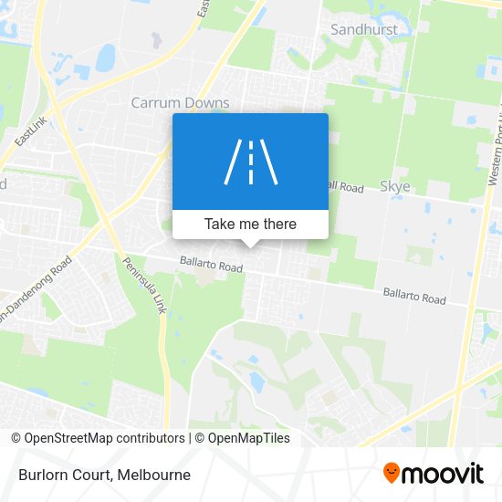 Burlorn Court map