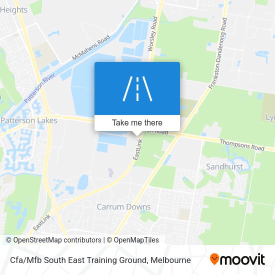Cfa / Mfb South East Training Ground map