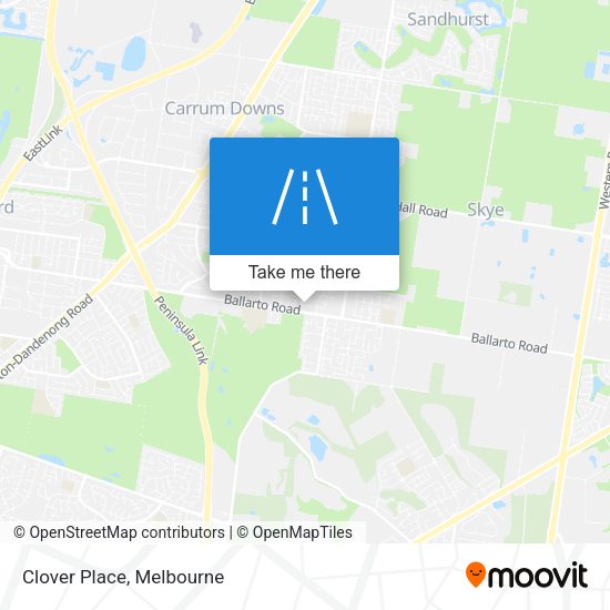 Clover Place map