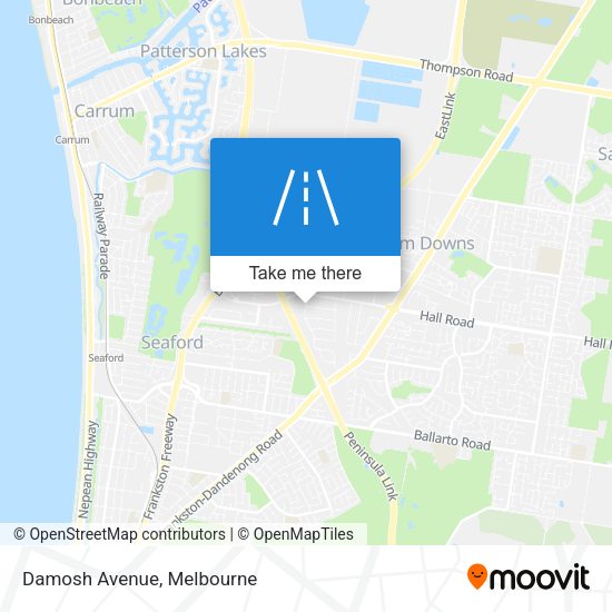 Damosh Avenue map