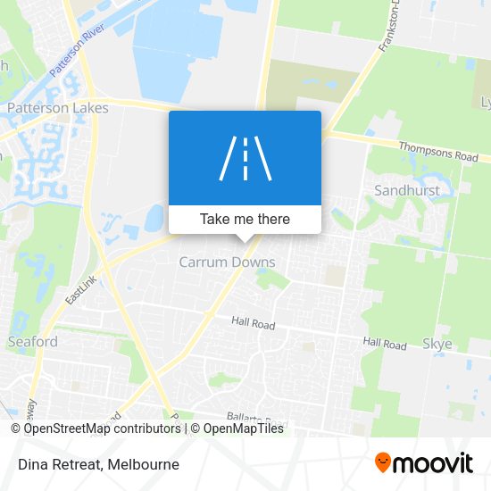 Dina Retreat map