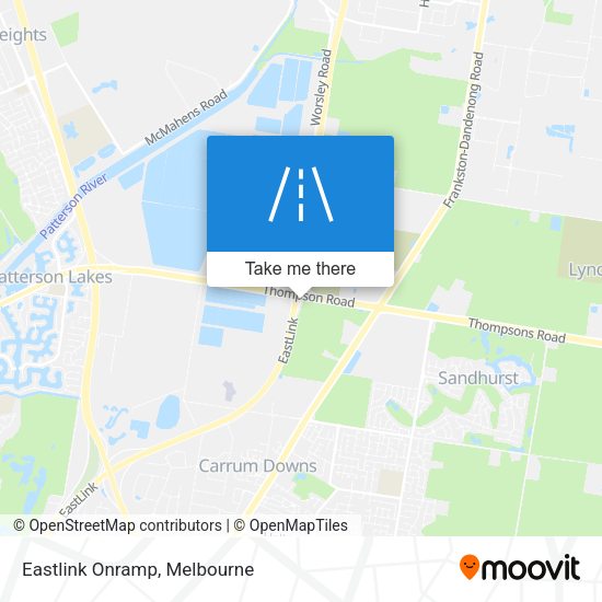 Eastlink Onramp map