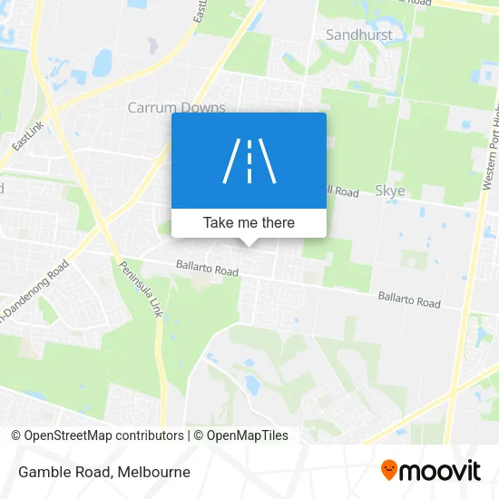 Gamble Road map