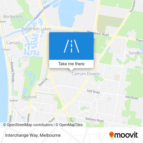 Interchange Way map
