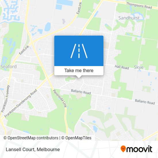 Lansell Court map