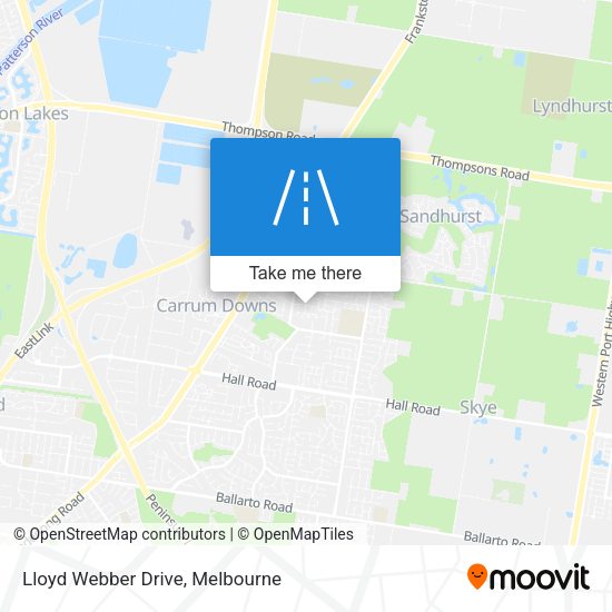 Lloyd Webber Drive map