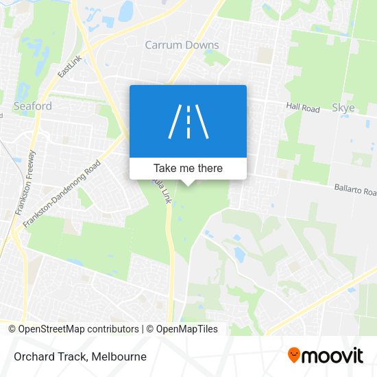 Orchard Track map