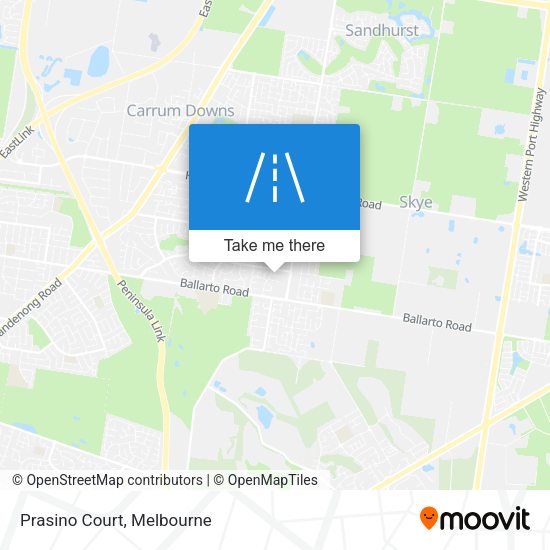 Prasino Court map