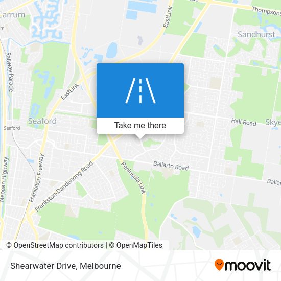 Shearwater Drive map