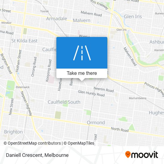 Daniell Crescent map