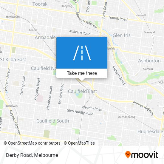 Derby Road map