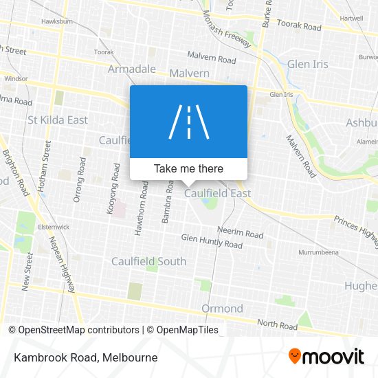 Kambrook Road map
