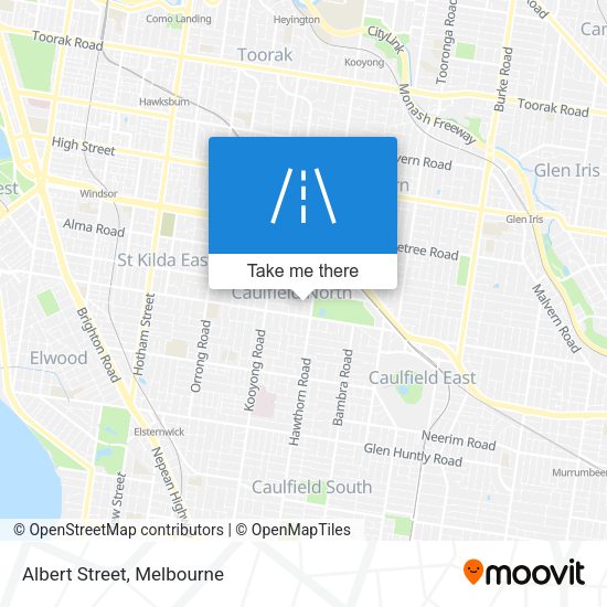 Albert Street map
