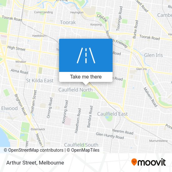 Arthur Street map