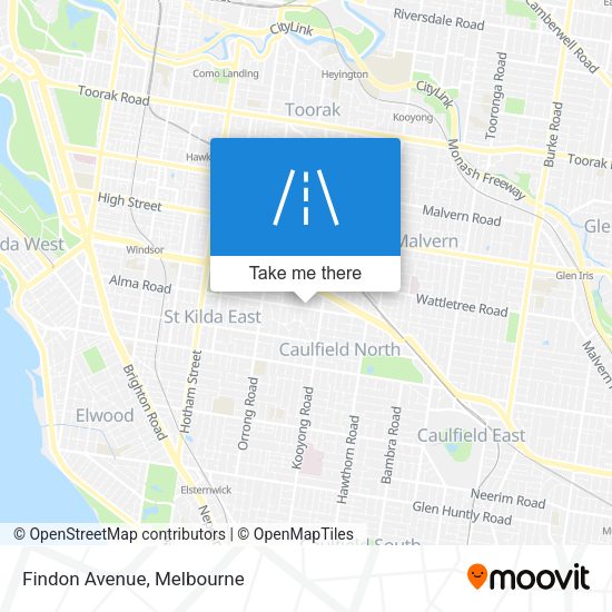 Findon Avenue map