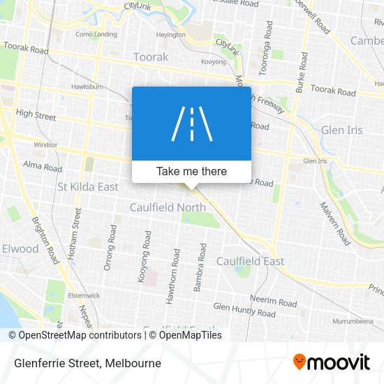 Glenferrie Street map