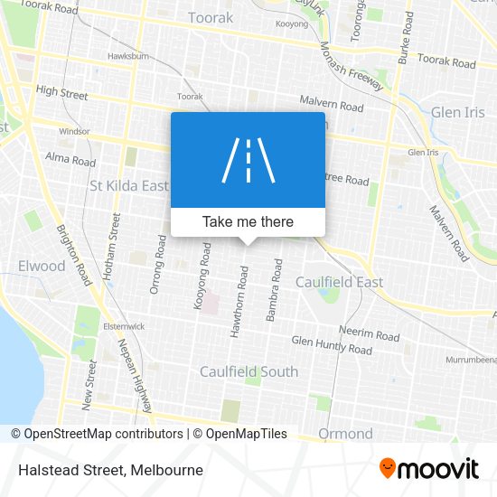 Halstead Street map