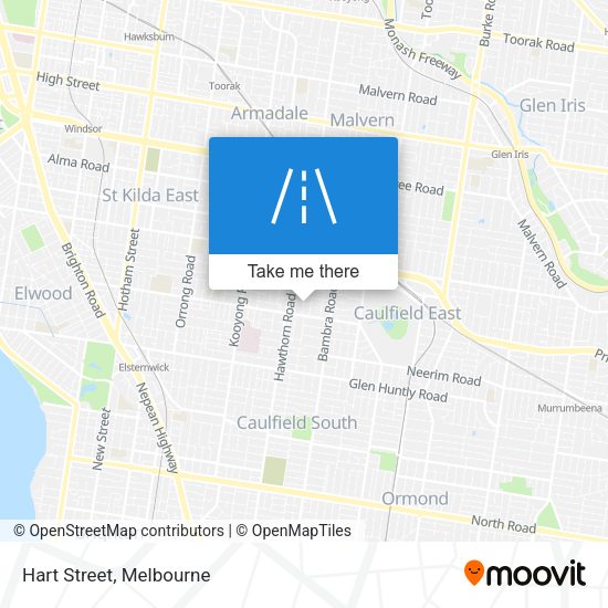 Hart Street map