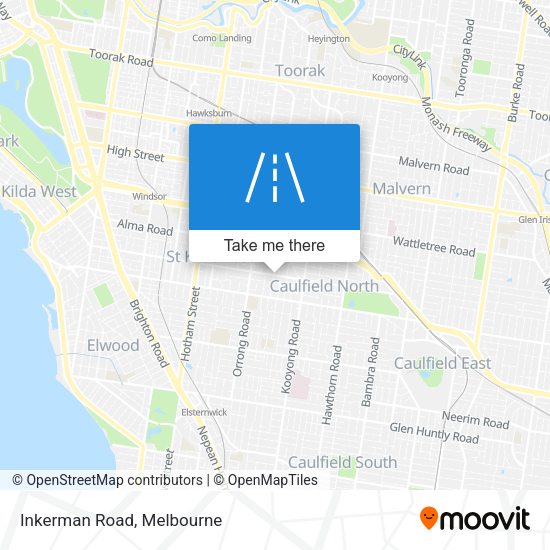 Inkerman Road map