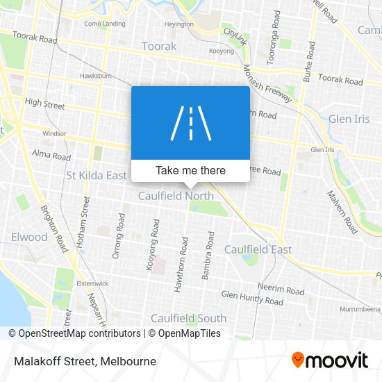 Malakoff Street map