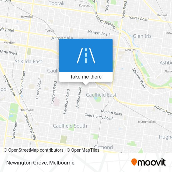 Newington Grove map