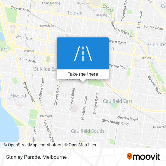 Stanley Parade map