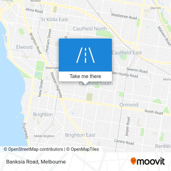 Banksia Road map