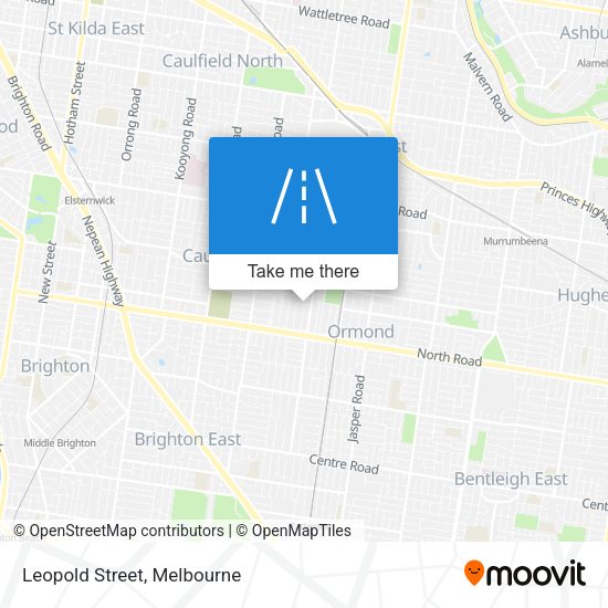 Leopold Street map