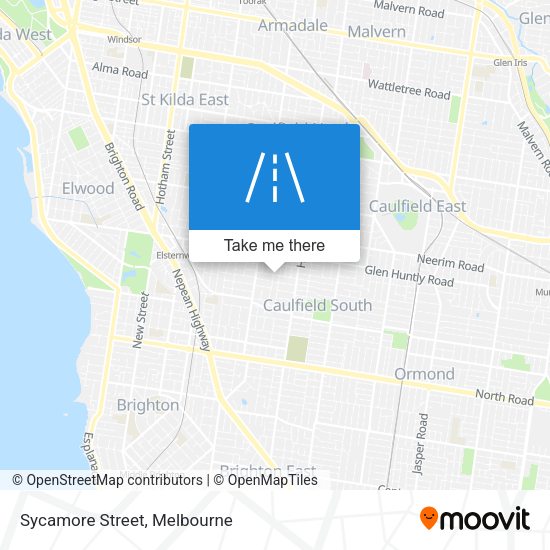 Sycamore Street map