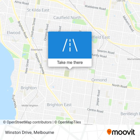 Winston Drive map