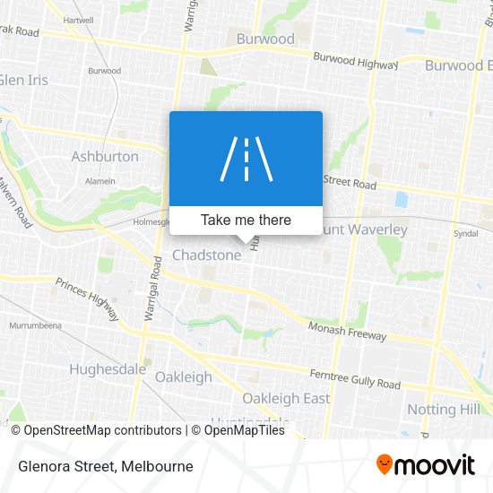 Glenora Street map