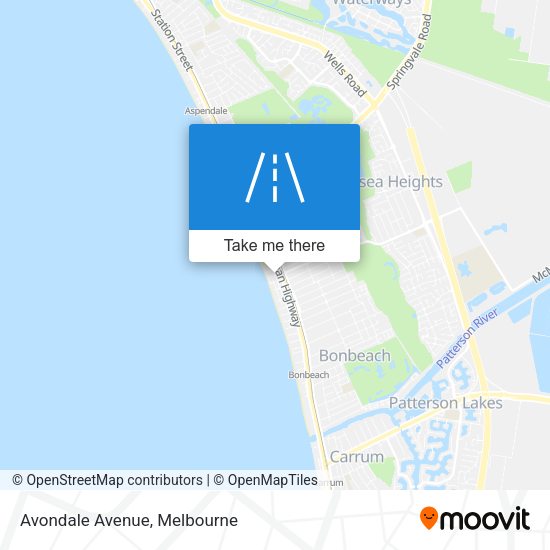 Avondale Avenue map