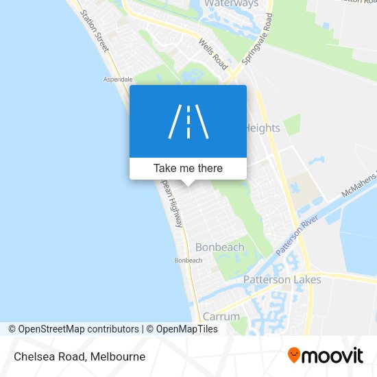 Chelsea Road map