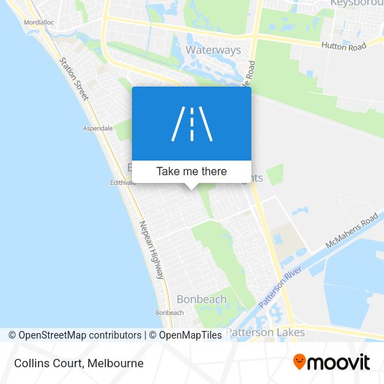 Collins Court map